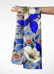 Leaf flower style with blue,white colors - Image 3