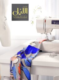 Leaf flower style with blue,white colors - Image 7