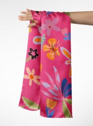 Blossom flower style with pink,green colors - Image 3