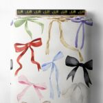 Bow others style with red,blue colors