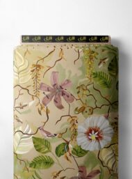 Petal flower style with green,yellow colors