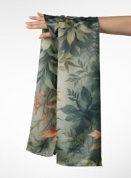 Leaf nature style with green, orange colors - Image 3