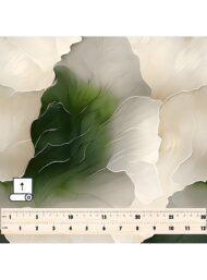 Leaf flower style with white, green colors - Image 5