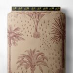 Palm nature style with brown colors