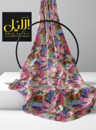 Petal flower style with pink,green colors - Image 2