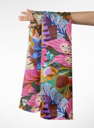 Petal flower style with pink,green colors - Image 3