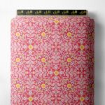 Bloom flower style with pink, yellow colors