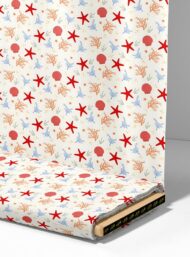 Starfish ocean and sky style with red,blue colors - Image 4