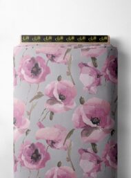 Petal flower style with pink,green colors