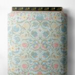 Bud flower style with blue,pink colors