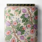 Fig flower style with green,pink colors