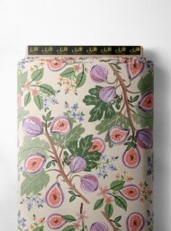 Fig flower style with green,pink colors