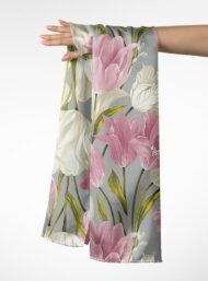 Petal flower style with pink,white colors - Image 3