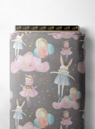 Bunny mixed style with pink,white colors