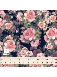 Rose flower style with pink,green colors - Image 5