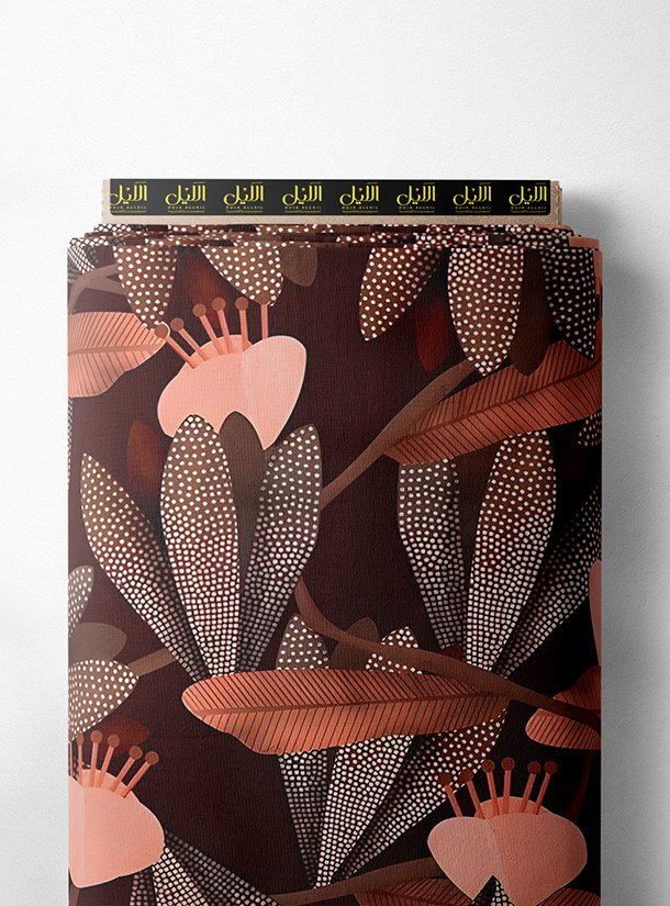 LAI01-3980_1.jpg Petal flower style with brown,pink colors - Image 1