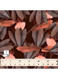 Petal flower style with brown,pink colors - Image 5