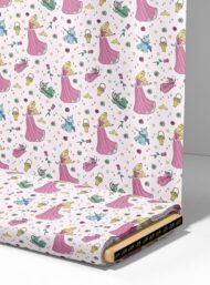 Princess flower style with pink,green colors - Image 4