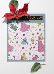 Princess flower style with pink,green colors - Image 6