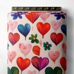 Heart flower style with red,pink colors