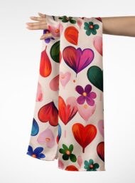 Heart flower style with red,pink colors - Image 3