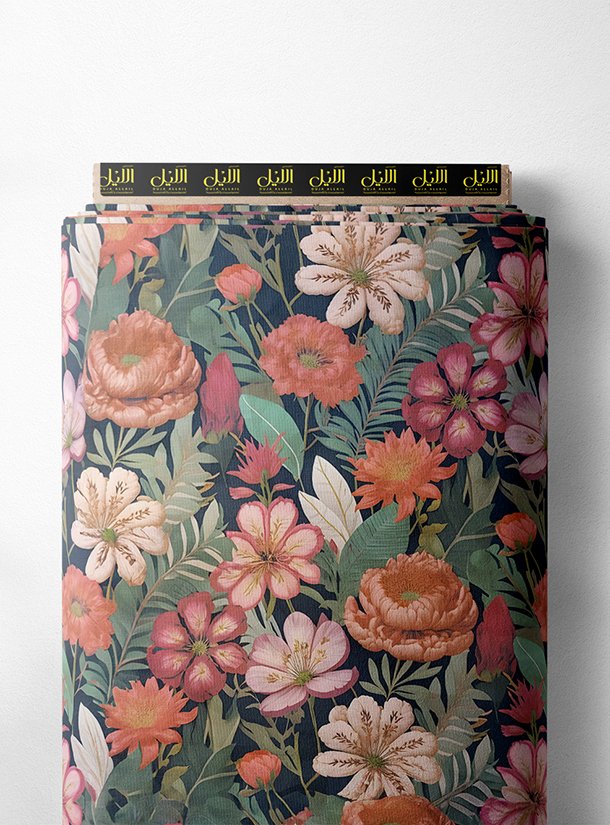 LAI01-3985_1.jpg Petal flower style with pink,green colors - Image 1