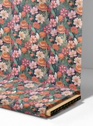 Petal flower style with pink,green colors - Image 4