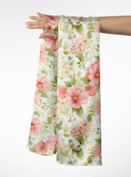 Bloom flower style with pink,green colors - Image 3