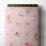 Girl animal style with pink, white colors