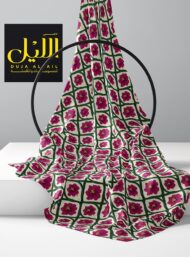 Petal flower style with pink,green colors - Image 2