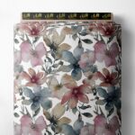 Bloom flower style with pink,red colors