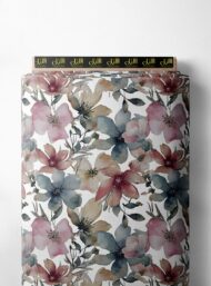 Bloom flower style with pink,red colors