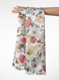 Petal flower style with pink,white colors - Image 3