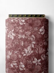 Petal flower style with red,white colors