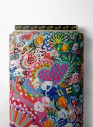 Flower mixed style with pink,green colors