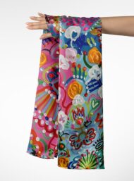 Flower mixed style with pink,green colors - Image 3