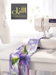 Iris flower style with purple,green colors - Image 7