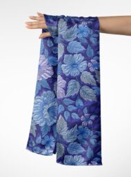 Nature flower style with blue, green colors - Image 3