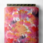 Petal flower style with pink,red colors