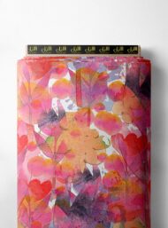 Petal flower style with pink,red colors