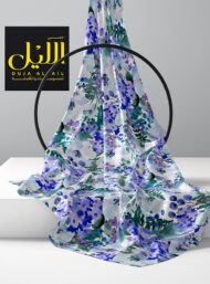 Bloom flower style with blue,green colors - Image 2