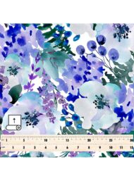 Bloom flower style with blue,green colors - Image 5