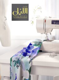 Bloom flower style with blue,green colors - Image 7