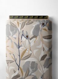 Leaf flower style with grey,brown colors