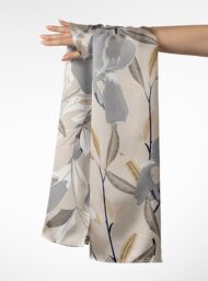 Leaf flower style with grey,brown colors - Image 3