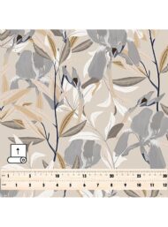 Leaf flower style with grey,brown colors - Image 5