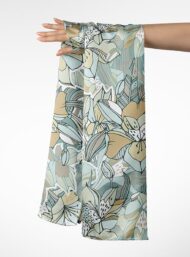 Bloom flower style with green,yellow colors - Image 3