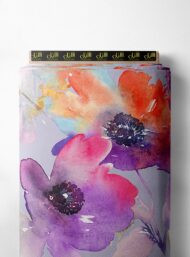 Petal flower style with purple,red colors