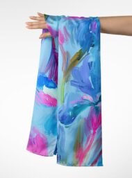 Petal flower style with blue,pink colors - Image 3