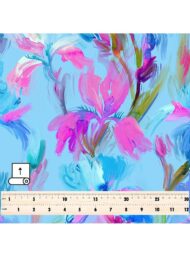 Petal flower style with blue,pink colors - Image 5